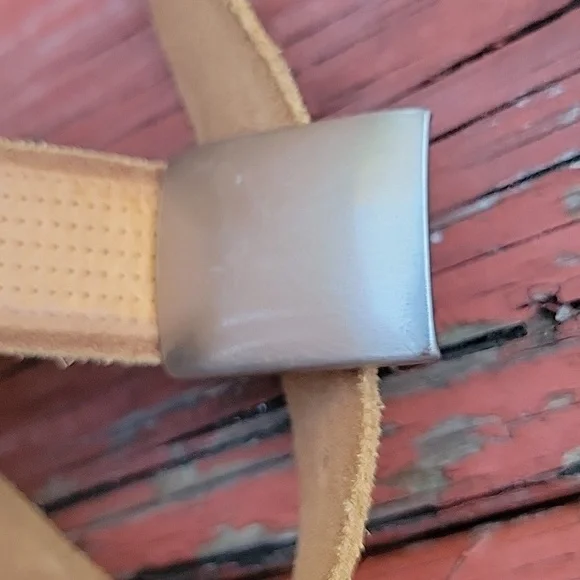 ISABEL MARANT Leather Belt with Silver Buckle